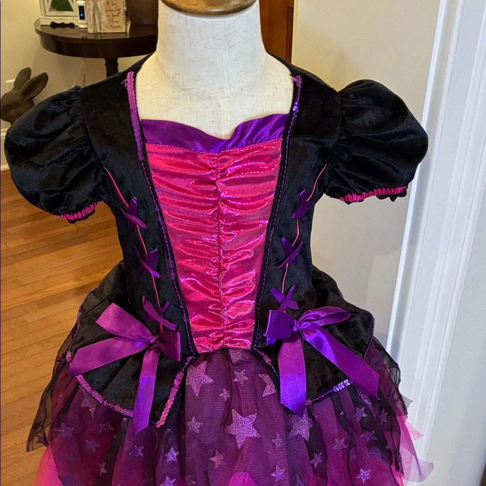 Halloween Pink and Black Witch/Vampire Light Up Costume for Girls